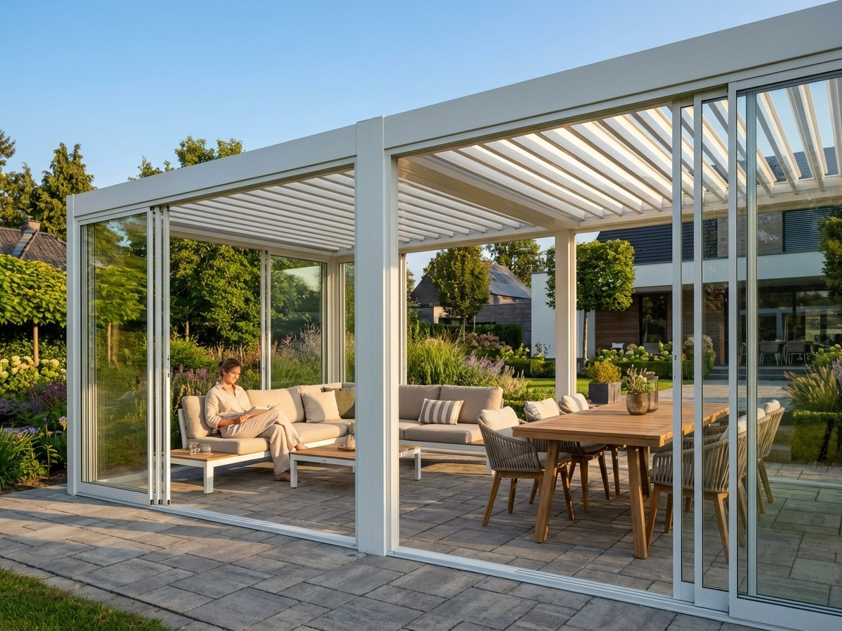 Bioclimatic Pergola Gazebo for Outdoor Use - view 3