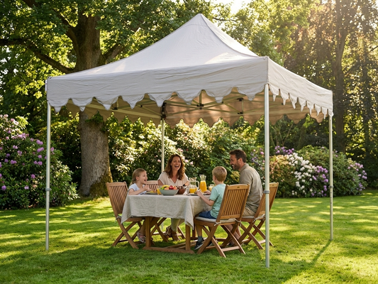 Pop Up Gazebo 3x3m Latte with Steel Frame for Outdoor Events - product detail