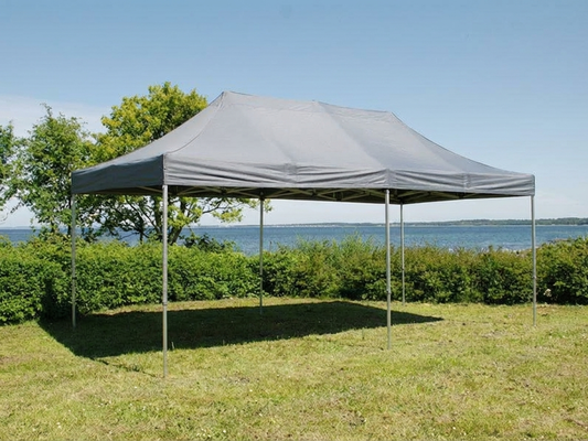 3x6m grey pop-up gazebo with aluminium frame for outdoor events