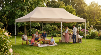 Latte pop-up gazebo 4x6m with aluminium frame for outdoor events - view 3