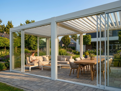 Bioclimatic Pergola Gazebo for Outdoor Use - view 3