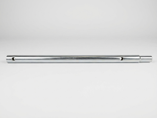 Galvanised steel back leg for industrial storage systems