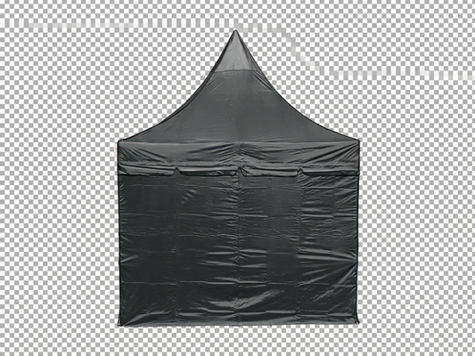 Pop up gazebo 3x3m in black with aluminium frame for outdoor events