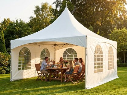 White PVC Pagoda Marquee 6x6 m for Outdoor Events - view 3