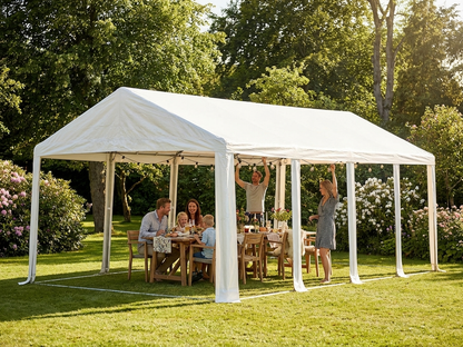 White PVC roof cover for 5x8m marquee, flame retardant