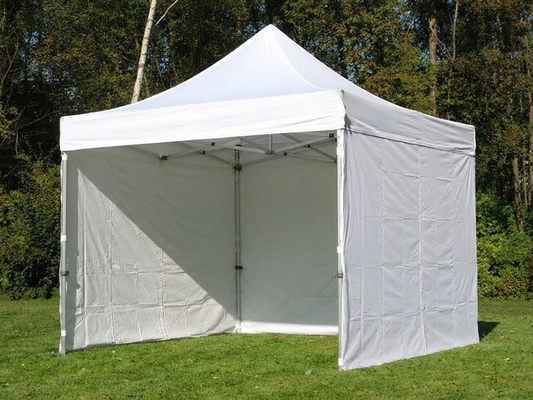 White pop-up gazebo with aluminium frame for outdoor events - product detail