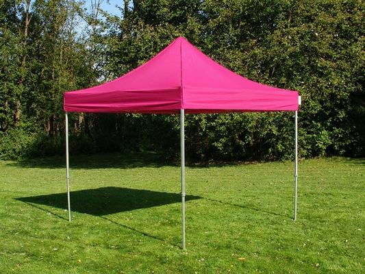 Pink pop-up gazebo 3x3 m for outdoor events