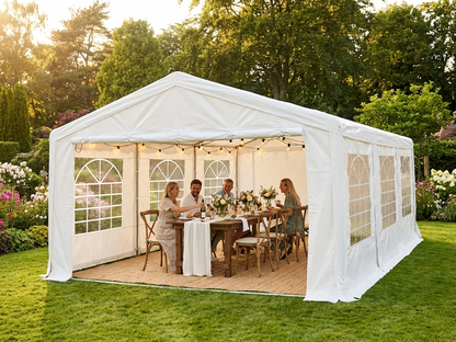 White marquee tent 5x8m for outdoor events - view 3